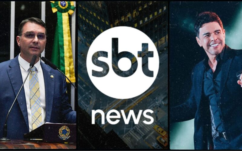 Flávio Bolsonaro transforma crise no SBT em palanque ideológico